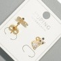 Ohrstecker „Kätzchen“ Xuping – Vergoldung 18K