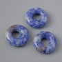 Pandora-Perle aus Sodalit-Naturstein, Durchmesser 15×4,5 mm, Lochdurchmesser 5,2 mm+