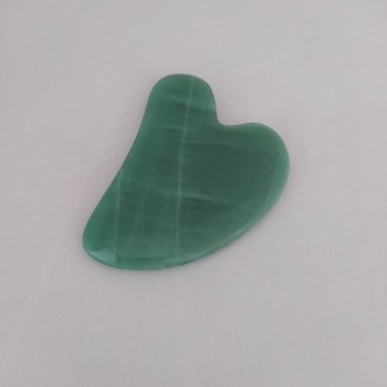 Guasha-Massagegerät aus echtem Nephrit 6×8 cm