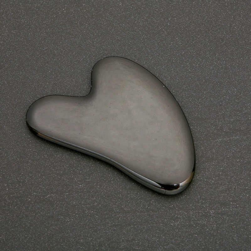 Gua Sha Massagegerät aus echtem Achat, 5,5×8 cm