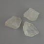Anhänger Bergkristall, unbehandelter Naturstein, Ø 24×19 bis 32×24 mm, assortiert