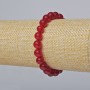 Armband Turmalin (künstlich) glatte Kugel, Durchmesser ca. 8 mm, Länge ca. 18 cm (Dehnbar)