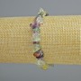 Armband aus natürlichem Fluorit – Chips, Größe ca. 7×4 mm, Länge ca. 18 cm, elastisch