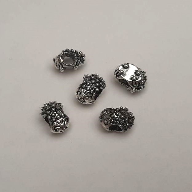 Perle „Igel“ Durchmesser 12,5×9,5 mm, Loch 4,5 mm, Verpackung 20 g, 9 Stück, +