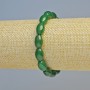 Armband aus Chrysopras, ovalförmige Perlen 8×12 mm ± (Stretch), Länge 18 cm+