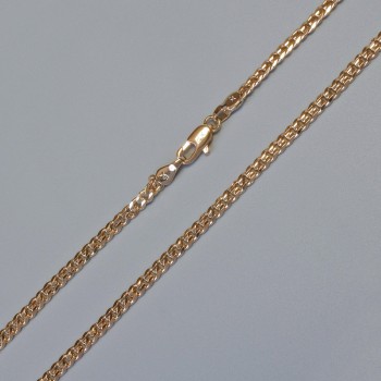 Kette Xuping mit 18K-Vergoldung, Dicke ca. 3 mm, Länge ca. 45 cm