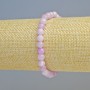 Kunzit-Armband (synthetisch) glatte Kugeln, Durchmesser ca. 6 mm ± (Stretch), Länge ca. 18 cm+
