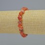 Armband aus Karneol-Naturstein, Chips, Durchmesser ca. 8×4 mm ± (Stretch), Länge ca. 18 cm+