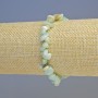 Armband aus Amazonit-Naturstein-Chips, ca. 7x3 mm, elastisch, Länge ca. 18 cm