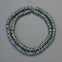 Rondell-Hämatitperlen, Chamaeleon-Grün, Durchmesser 6x2 mm, Länge ca. 42 cm, Strang
