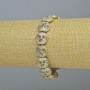 Hämatit-Armband „Baum“, matt-silberfarben, Länge 18 cm ± (elastisch)