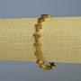Hämatit-Armband «Kreuz» goldfarben, Durchmesser 9×7×1,5 mm, Länge 18 cm ± (elastisches Armband)
