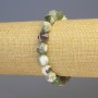 Moosachat-Armband aus Naturstein, facettierte Perlen, Durchmesser 8×8 mm ±, Länge ca. 18 cm ±, Stretcharmband