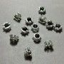 Pandora-Perle Krone 10×6 mm + -, Durchmesser 6 mm + - Verpackung 20 g + - 13 Stück