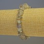 Armband aus Labradorit-Naturstein-Chips, Durchmesser 8×2 mm, Länge 18 cm (Stretch)