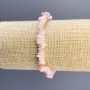 Armband Rosenopal-Krümel, Maße 8×3 mm, Länge 18 cm, Elastikband