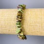 Armband aus Jaspis-Chips, Durchmesser 12×2 mm ±, Durchmesser 10×3 mm ±, Länge 18 cm ± Stretch