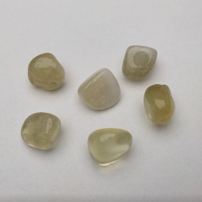 Souvenir-Naturstein Citrin, trommelgeschliffener 22×17 mm (±) Verpackung 100 g