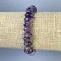 Amethyst-Armband, facettierte Perlen 9–12 × 6–8 mm, Länge ca. 18 cm, Stretch