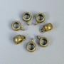 Bronzefarbenes Bail, Abmessungen 9×4×6 mm ±, Bohrungen Ø 4 mm ±, Ø 1,5 mm ±, Verpackung 40 Stück