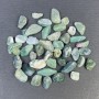 Moosachat, bearbeitete Rohstücke, glatt geschliffen, ohne Loch, 9–17 × 5–9 mm (±) (pro 100 g ±)