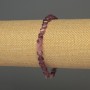 Armband Turmalin, facettiert, rhombusförmige Perlen, Durchmesser 6×5 mm, Länge 18 cm, elastisch