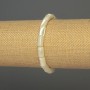 Perlmutt-Armband, zylindrische Perlen, Durchmesser 10×6 mm ±, Länge 18 cm ± Stretcharmband