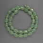 Jade-Perlen facettiert, Durchmesser 9×11 mm, Länge 39 cm+