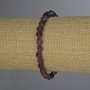 Armband Turmalin facettiert, Rhombusform, 6 × 5 mm, Länge 18 cm, Elastikbasis