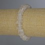Armband aus Bergkristall, facettiert, Perlen-Durchmesser 8–14×4 mm, Länge ca. 18 cm, Stretch