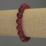 Turmalin-Armband, glatte Kugel, Ø ca. 10 mm, Länge ca. 18 cm, Stretcharmband