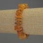 Bernstein-Krümel-Armband mit Perlen 12×3,5 mm ±, Länge ca. 18 cm ±, Elastikarmband