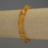 Bernsteinstückchen-Armband, 4–10 × 5 mm, Länge ca. 18 cm, Elastikband
