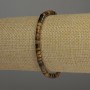 Armband aus Tigerauge Rondell, Durchmesser ca. 4,5×3 mm, Länge 18 cm Stretch