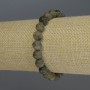 Armband aus Labradorit, glatte Kugeln, Ø 8 mm, Länge 18 cm Stretch