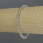 Labradorit-Armband mit glatten Perlen, Durchmesser ca. 5 mm, Länge 18 cm, Stretch