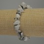 Adular-Armband mit geglätteten Perlen, Durchmesser 10×5–9 mm, Länge 18 cm, Stretch