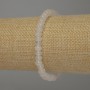 Armband aus Bergkristall Rondellen, Durchmesser 6×4 mm, Länge 18 cm, Stretcharmband