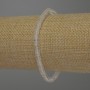 Armband aus Bergkristall Rondell, Durchmesser ca. 4,5×2 mm, Länge 18 cm Stretch