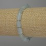Armband Aquamarin, facettiert Zylinder, Durchmesser 9–11 × 7 mm ±, Länge 18 cm Stretcharmband