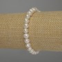 Armband aus Flussperlen, Länge ca. 18 cm, Stretch-Armband