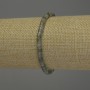 Armband Labradorit Rondell, Durchmesser 4×2 mm ±, Länge 18 cm Stretch-Armband