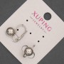 Xuping Ohrringe 8×15 mm Rhodium
