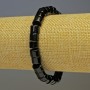 Achat-Zylinderarmband, Durchmesser 8×5 mm, Länge 18 cm, Stretch