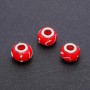 Pandora-Perle Kunststoff, Maße 14×10 mm, Lochdurchmesser 4,5 mm, Verpackung 6 Stück