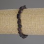 Armband aus Granat, facettiert, Durchmesser 7–10×8 mm, Länge 18 cm (Stretch)
