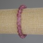 Armband aus Turmalin – facettierte Kugel, Durchmesser 8 mm, Länge 18 cm (Elastisches Band)