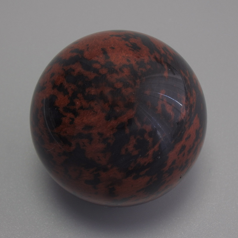 Souvenirkugel aus natürlichem Obsidian, Durchmesser 30 mm+