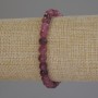 Turmalin-Armband, facettierte Kugeln, Durchmesser ca. 6 mm, Länge ca. 18 cm (dehnbar)