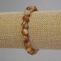 Armband aus Onyx, glatte Kugeln, Durchmesser ca. 8,5 mm, Länge ca. 18 cm, elastisch